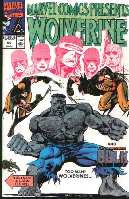 Marvel Comics Presents, Vol. 1 On the Road / Children of the Beast / Neptune's Eye, Part 6: Old Friends / Part 6: Reborn To Be Wild / Part 3: Sending Them Home / the Real Thing |  Issue#59A | Year:1990 | Series:  | Pub: Marvel Comics |