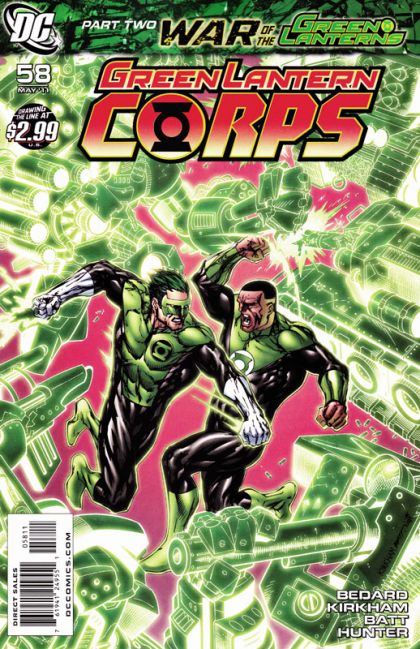 Green Lantern Corps, Vol. 1 War of the Green Lanterns - Part Two |  Issue#58A | Year:2011 | Series: Green Lantern | Pub: DC Comics