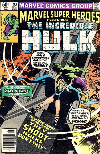 Marvel Super-Heroes, Vol. 1 They Shoot Hulks, Don't They? |  Issue#93B | Year:1980 | Series:  | Pub: Marvel Comics