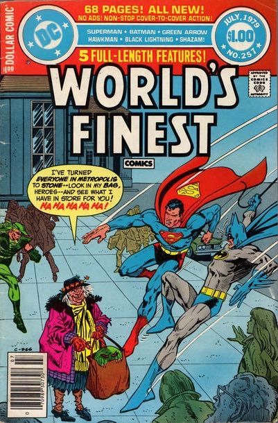 World's Finest Comics The Innocent Who Hated / Death Ransom / Time Keeps on Killing / Attack of the In-and-Out Invaders / The Invincible Man |  Issue#257 | Year:1979 | Series: World's Finest | Pub: DC Comics |