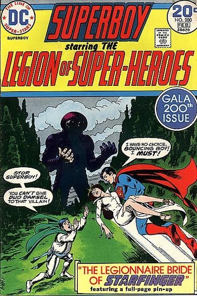 Superboy, Vol. 1 The Legionnaire Bride of Starfinger |  Issue#200 | Year:1974 | Series: Superboy | Pub: DC Comics |