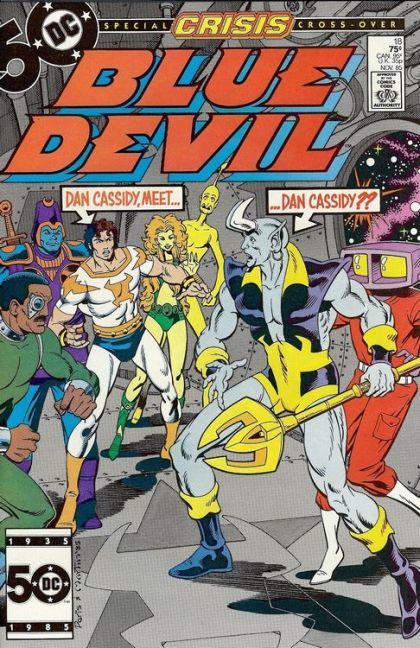 Blue Devil Crisis On Infinite Earths - The Last Parallel World Story |  Issue#18A | Year:1985 | Series:  | Pub: DC Comics