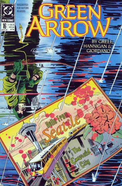 Green Arrow, Vol. 2 Seattle & Die, Part 2 |  Issue#16 | Year:1989 | Series: Green Arrow | Pub: DC Comics