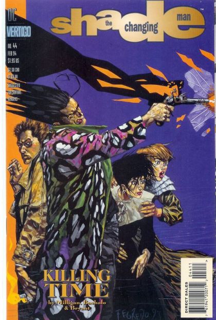 Shade the Changing Man, Vol. 2 History Lesson, Part 3: Cheap Gin & Hot Water |  Issue#44 | Year:1994 | Series: Shade the Changing Man | Pub: DC Comics |