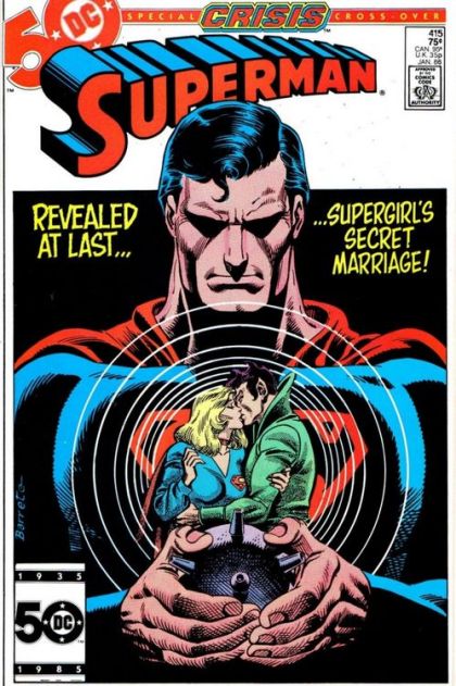 Superman, Vol. 1 Crisis On Infinite Earths - Supergirl: Bride of --X? |  Issue#415A | Year:1986 | Series: Superman | Direct Edition