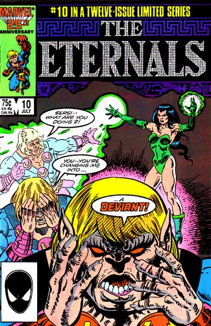 Eternals, Vol. 2 A Mind Is A Terrible Thing To Waste! |  Issue#10A | Year:1986 | Series: Eternals | Pub: Marvel Comics