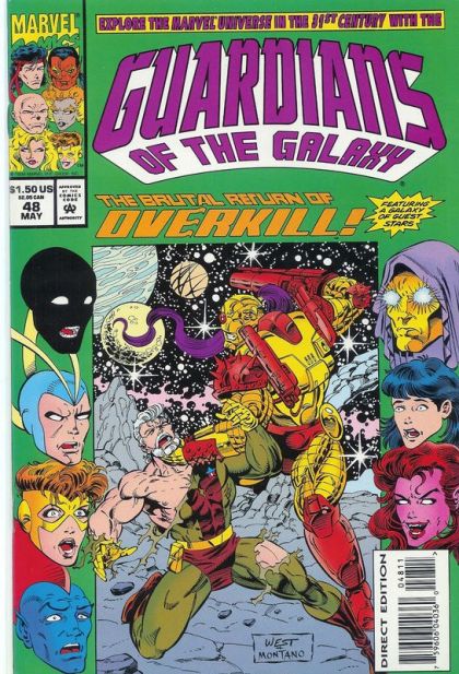 Guardians of the Galaxy, Vol. 1 It Ain't Over Till It's Overkill! |  Issue#48 | Year:1994 | Series: Guardians of the Galaxy | Pub: Marvel Comics