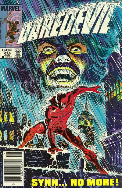 Daredevil, Vol. 1 War on Micah Synn, The Crumbling |  Issue#214B | Year:1985 | Series: Daredevil | Pub: Marvel Comics