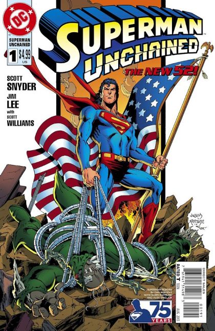 Superman Unchained The Leap / Epilogue |  Issue#1I | Year:2013 | Series: Superman | Pub: DC Comics | Superman Reborn Cover