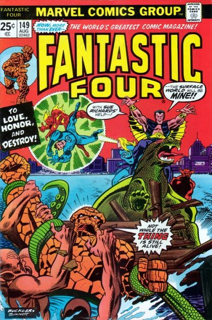 Fantastic Four To Love, Honor, and Destroy! |  Issue#149A | Year:1974 | Series: Fantastic Four | Pub: Marvel Comics