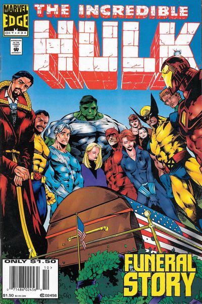The Incredible Hulk, Vol. 1 Funeral Story |  Issue#434B | Year:1995 | Series: Hulk | Pub: Marvel Comics |