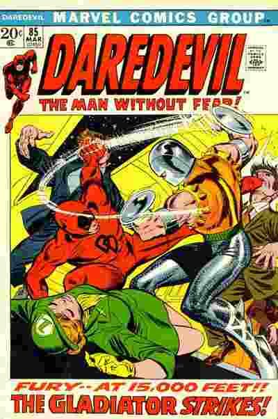 Daredevil Night Flight! |  Issue#85A | Year:1972 | Series: Daredevil | Pub: Marvel Comics