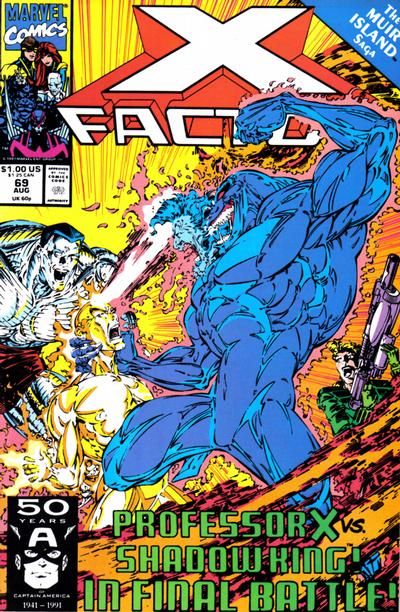 X-Factor, Vol. 1 The Muir Island Saga - Part 3: Clash Reunion |  Issue#69A | Year:1991 | Series: X-Factor | Pub: Marvel Comics