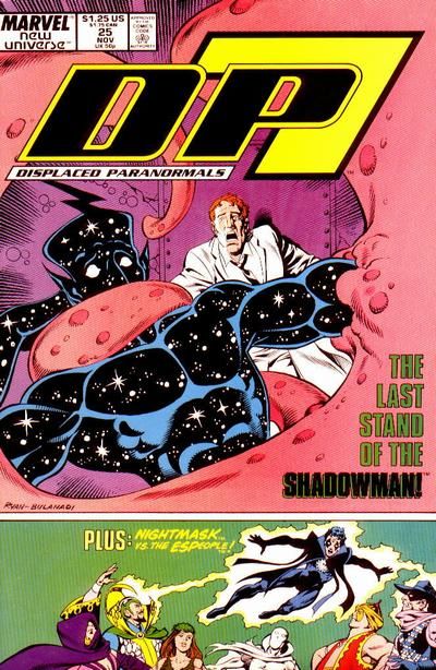 D.P.7 The Face Of Death! |  Issue#25A | Year:1988 | Series: New Universe | Pub: Marvel Comics |