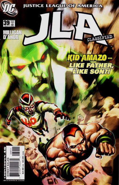 JLA Classified Kid Amazo, Part 3: The Birth of Tragedy! |  Issue#39 | Year:2007 | Series: JLA | Pub: DC Comics