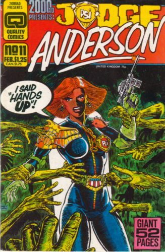 2000 AD Monthly / Presents / Showcase Judge Anderson |  Issue#11 | Year:1987 | Series:  | Pub: Quality Comics |