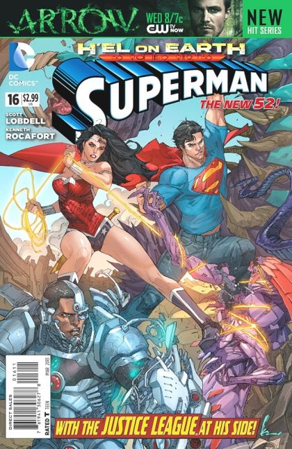 Superman, Vol. 3 H'El on Earth - A Fistful of Sticks! |  Issue#16A | Year:2013 | Series: Superman | Pub: DC Comics