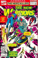 The New Warriors, Vol. 1 Annual The Hero Killers - Part 4: Questions Of Power / Speedball's Top Ten List Of Villains, Ne'er-Do-Wells, And Geeks / Days And Knights |  Issue