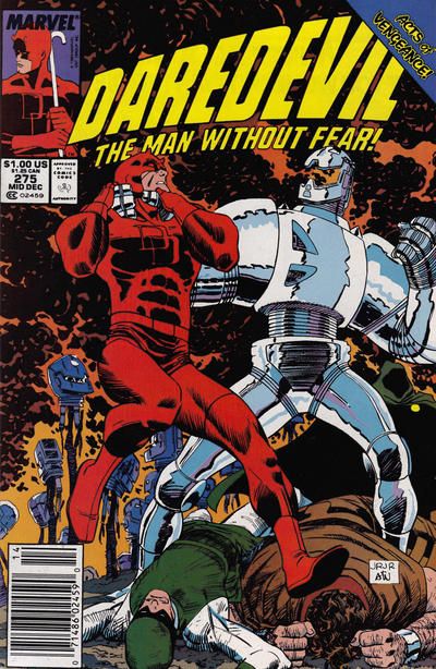 Daredevil, Vol. 1 Acts of Vengeance - False Man |  Issue#275C | Year:1989 | Series: Daredevil | Pub: Marvel Comics | Mark Jewelers Variant