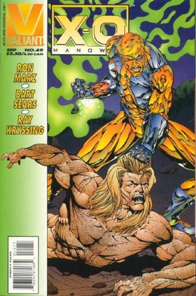 X-O Manowar, Vol. 1 Losing Control |  Issue#49 | Year:1995 | Series: X-O Manowar | Pub: Valiant Entertainment |