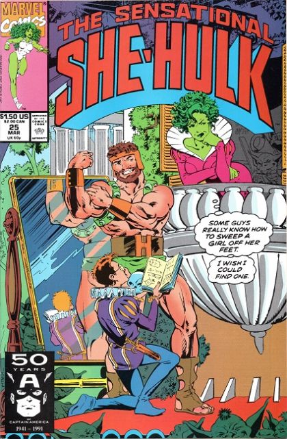 The Sensational She-Hulk Old Flames |  Issue#25 | Year:1991 | Series: Hulk | Pub: Marvel Comics