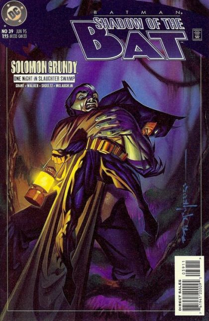 Batman: Shadow of the Bat Solomon Grundy, One Night In Slaughter Swamp |  Issue#39A | Year:1995 | Series: Batman | Pub: DC Comics