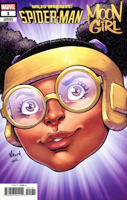 Miles Morales and Moon Girl  |  Issue#1C | Year:2022 | Series:  |  Todd Nauck Headshot Variant