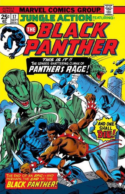 Jungle Action Panther's Rage, Of Shadows And Rages |  Issue#17A | Year:1975 | Series:  | Pub: Marvel Comics
