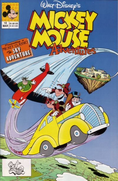 Mickey Mouse Adventures, Vol. 1 The Sky Adventure |  Issue#10 | Year:1991 | Series: Walt Disney | Pub: Disney Comics