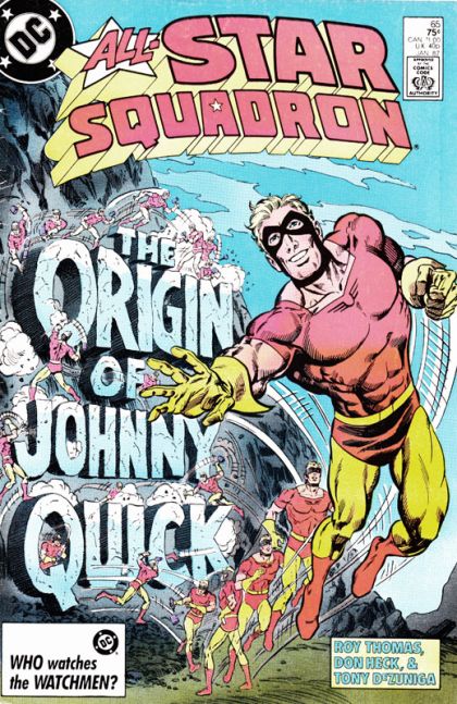All-Star Squadron The Origin of Johnny Quick |  Issue#65A | Year:1986 | Series:  |