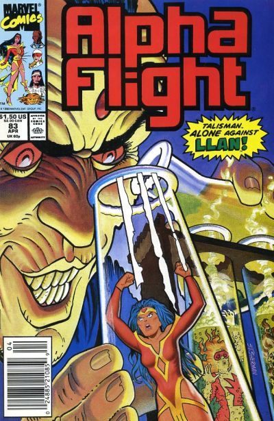 Alpha Flight, Vol. 1 Talisman (The Second) |  Issue#83A | Year:1990 | Series: Alpha Flight | Pub: Marvel Comics |