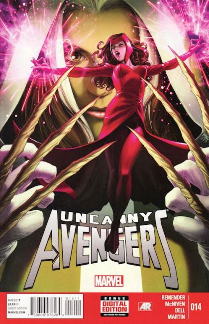 Uncanny Avengers, Vol. 1 "The Day Nor the Hour" |  Issue#14A | Year:2013 | Series: Avengers | Pub: Marvel Comics | Regular Steve McNiven Cover