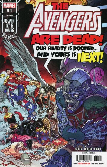 Avengers, Vol. 8 The Death Hunters, Conclusion |  Issue#54A | Year:2022 | Series: Avengers | Pub: Marvel Comics
