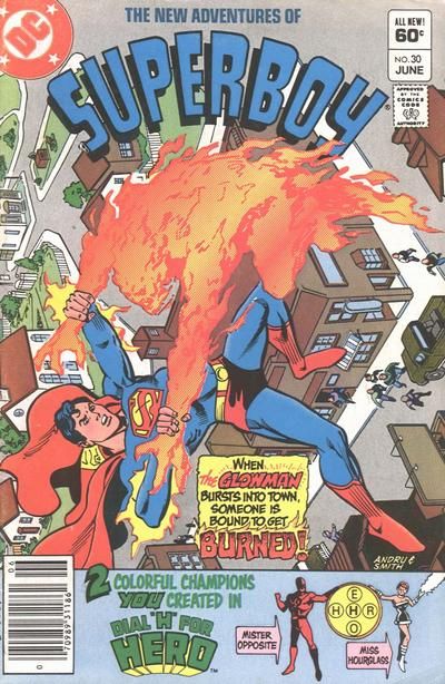 The New Adventures of Superboy The Secret Of The Crystal Curse; Disc Jockey's Final Fling! |  Issue#30B | Year:1982 | Series: Superman | Pub: DC Comics | Newsstand Edition