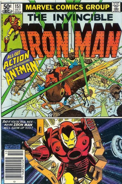 Iron Man, Vol. 1 G.A.R.D.'s Gauntlet |  Issue#151B | Year:1981 | Series: Iron Man | Pub: Marvel Comics