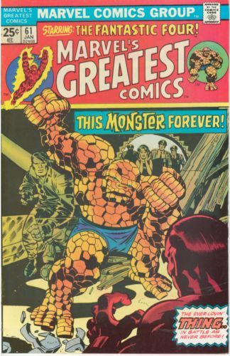 Marvel's Greatest Comics A Monster Forever |  Issue#61 | Year:1976 | Series:  | Pub: Marvel Comics