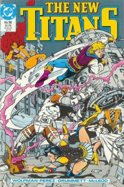 The New Titans Controls |  Issue#58 | Year:1989 | Series: Teen Titans | Pub: DC Comics