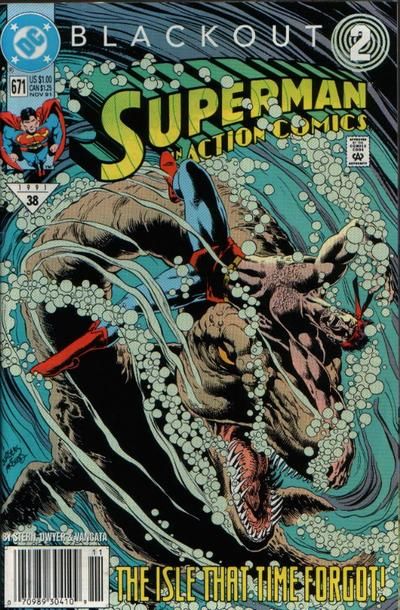 Action Comics, Vol. 1 Blackout - Part 2: Missing In Action |  Issue#671B | Year:1991 | Series:  |