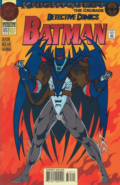Detective Comics, Vol. 1 Knightquest: The Crusade - Midnight Duel |  Issue#675C | Year:1994 | Series: Detective Comics | Variant Cover