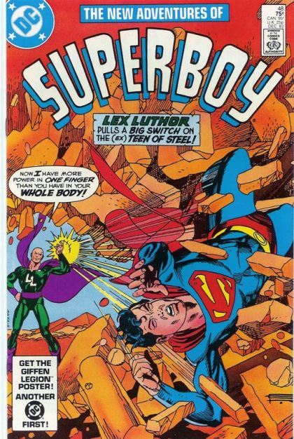 The New Adventures of Superboy One Super-Power Too Many!; Master Stroke |  Issue#48A | Year:1983 | Series: Superman | Pub: DC Comics |