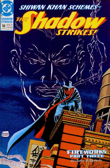 The Shadow Strikes Fireworks: Part Three |  Issue#10 | Year:1990 | Series: The Shadow |
