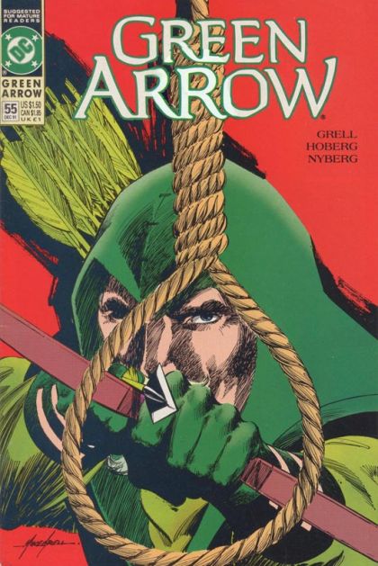 Green Arrow, Vol. 2 Justice Is Mine, Part 1 |  Issue#55 | Year:1991 | Series: Green Arrow | Pub: DC Comics