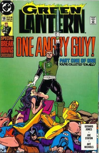 Green Lantern, Vol. 3 Breakdowns - One Angry Guy |  Issue#18A | Year:1991 | Series: Green Lantern |