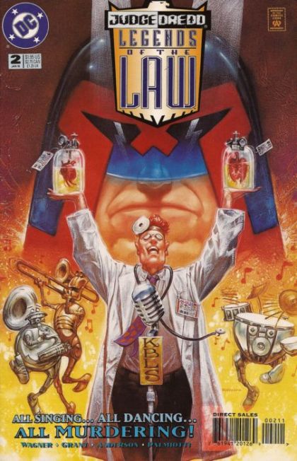 Judge Dredd: Legends of the Law The Organ Donors, Part Two: The Cracked Clinic of Doctor Bliss |  Issue#2A | Year:1995 | Series: Judge Dredd | Pub: DC Comics