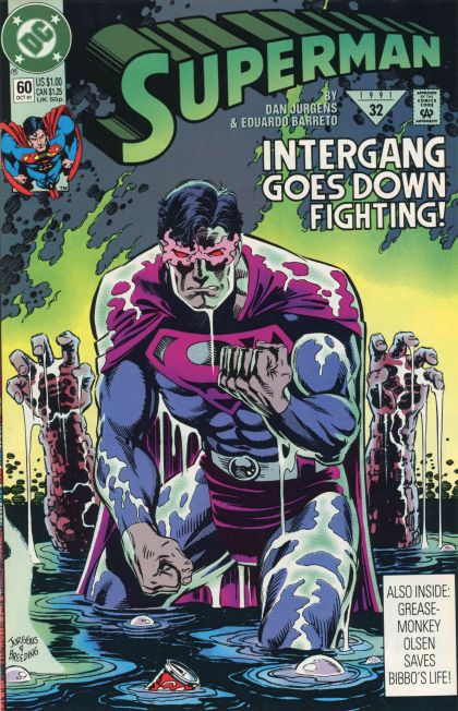 Superman, Vol. 2 Intergang -- No More! |  Issue#60A | Year:1991 | Series: Superman | Pub: DC Comics