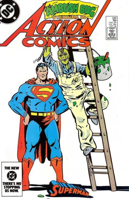 Action Comics, Vol. 1 Meet John Doe! / Ambush Bug |  Issue#560A | Year:1984 | Series:  | Direct Edition