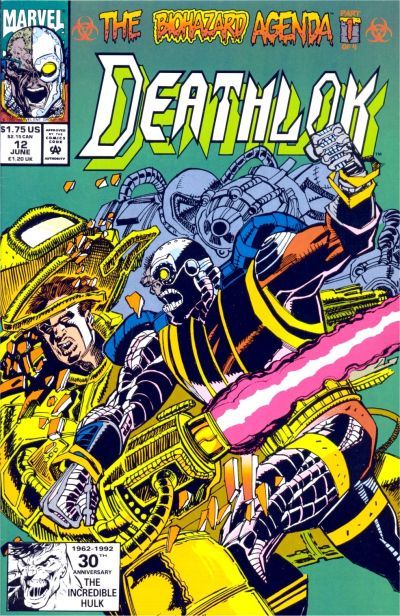 Deathlok, Vol. 2 The Biohazard Agenda, Part 1: Rabbit Is Dead |  Issue#12A | Year:1992 | Series: Deathlok |