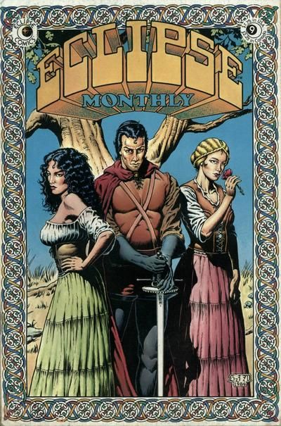 Eclipse Monthly Steel, Stealth & Magic: Dragon Stew, Rio: Robber's Roost part 3 & The Masked Man: Good-Bye |  Issue#9 | Year:1984 | Series:  | Pub: Eclipse Comics
