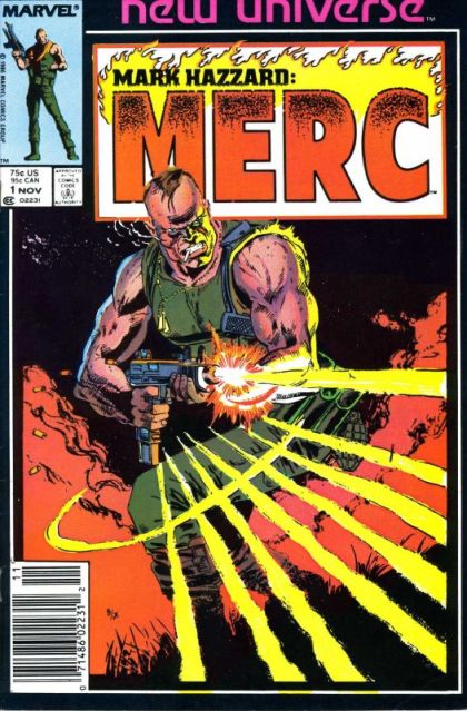 Mark Hazzard: Merc Bad For Business |  Issue#1B | Year:1986 | Series: New Universe | Pub: Marvel Comics
