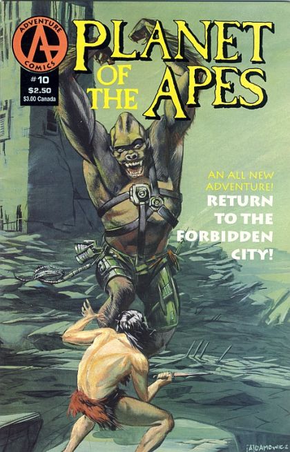 Planet of the Apes (Adventure) Return To The Forbidden City |  Issue#10 | Year:1991 | Series: Planet of the Apes | Pub: Malibu Comics